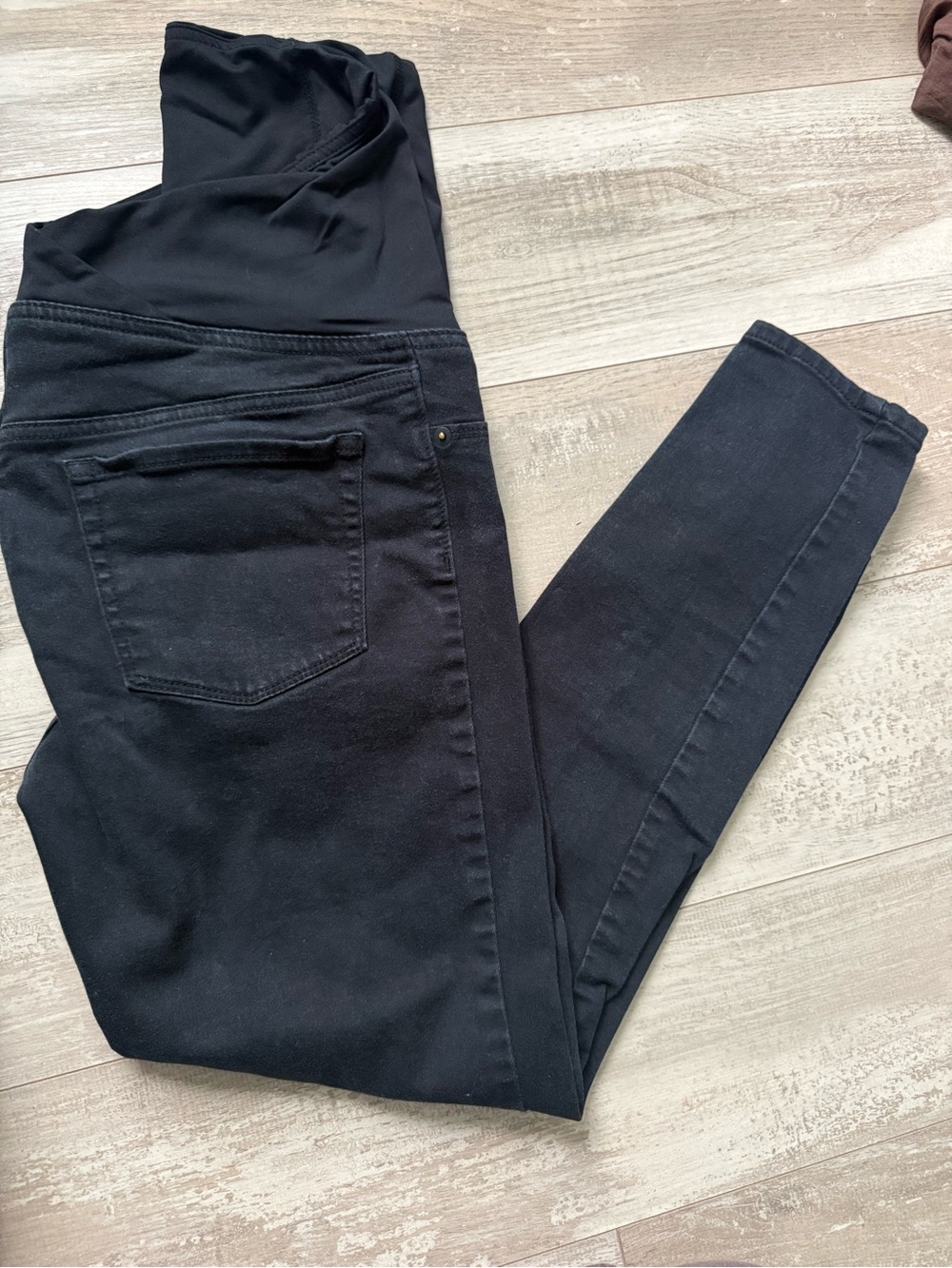 Isabel Maternity Black Jean Skinny Pant | Size 10 | EUC